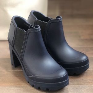 ❗️HUNTER ❗️Block Heeled Chelsea Boot RARE Sz US9/EU40-41